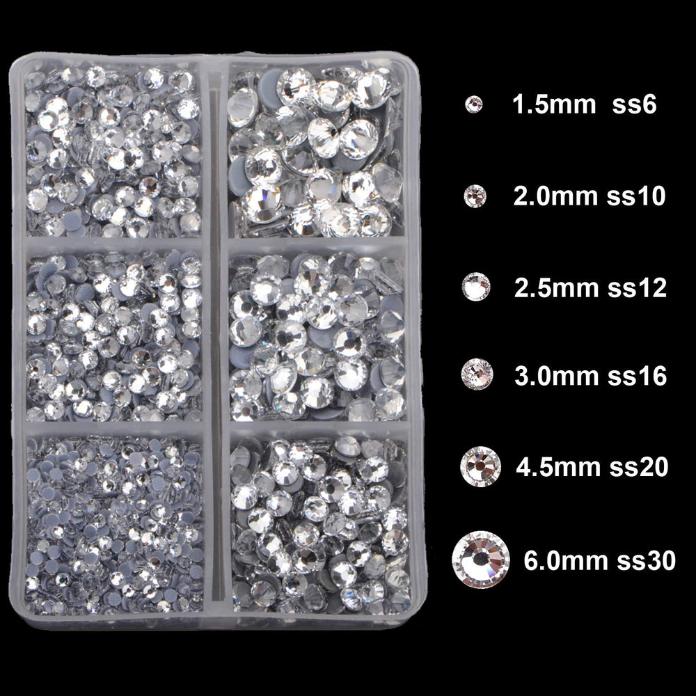 MASSIVE BEADS view of hotfix flatback glue showing easy application benefit