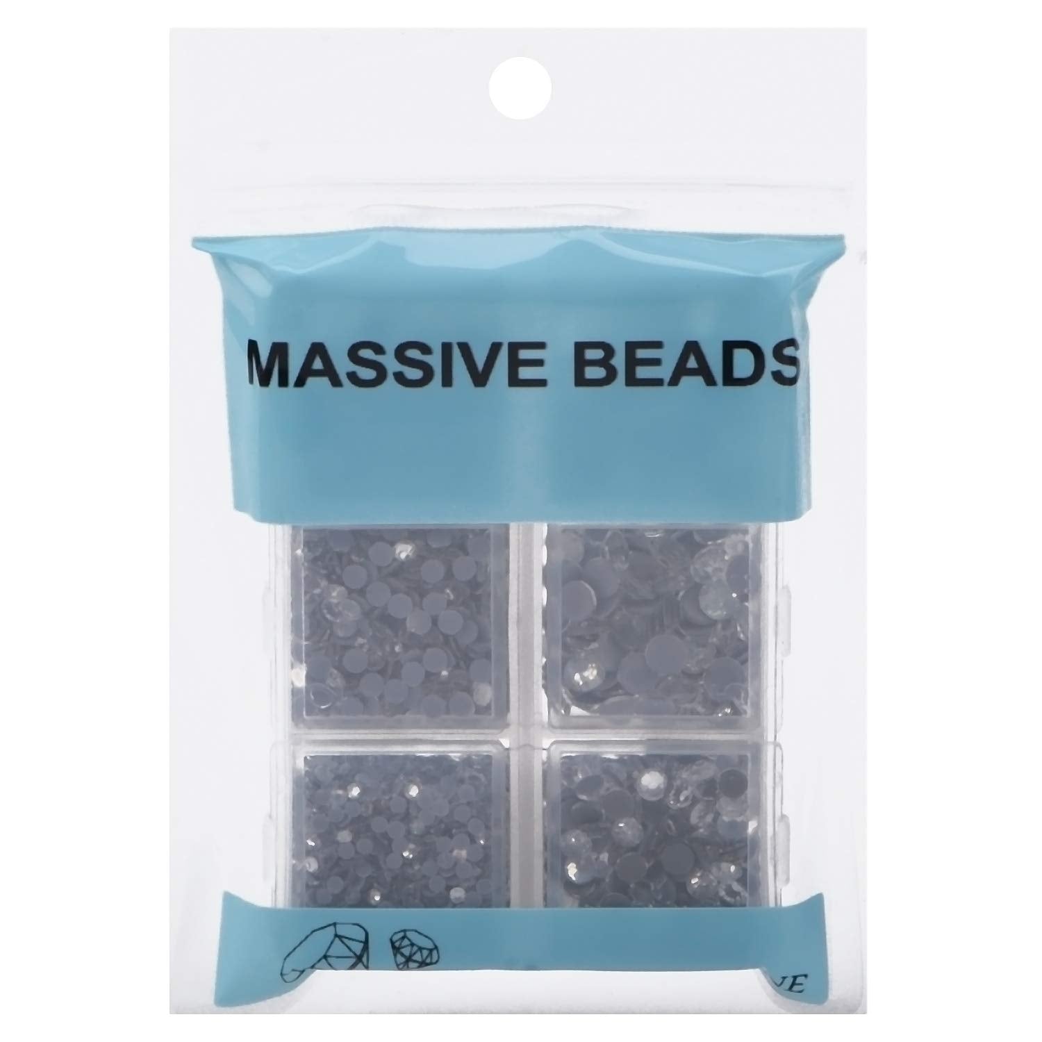 MASSIVE BEADS mixed sizes spread showing variety for versatile projects