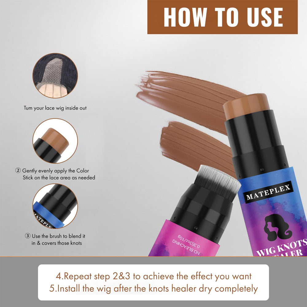 MATEPLEX brush blending pigment for natural hairline finish