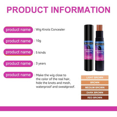 MATEPLEX on‑the‑go touchup on wig during daily life