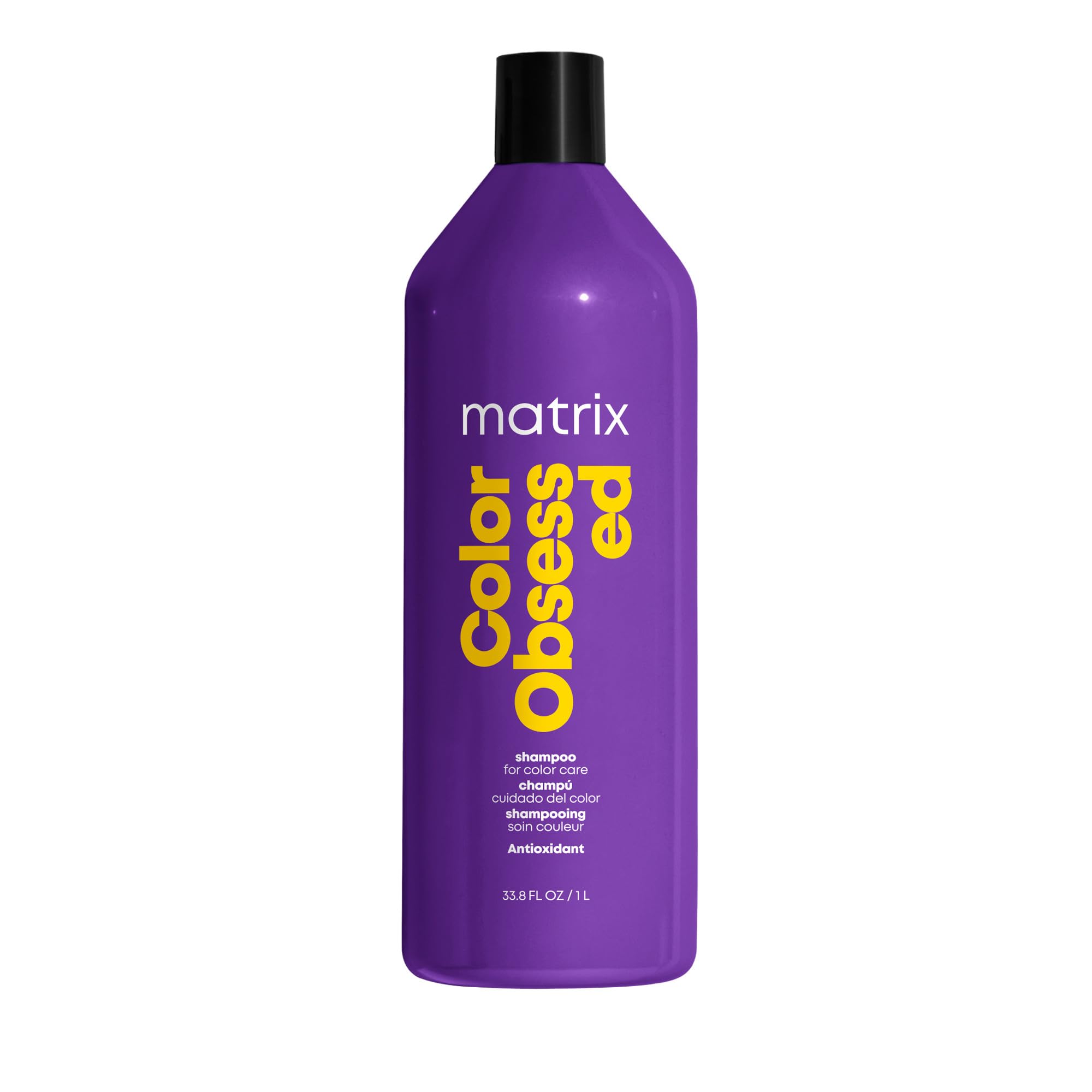 MATRIX front bottle showing label and color-preserving benefits