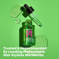 MATRIX Oil paired with Food For Soft shampoo and conditioner for system results
