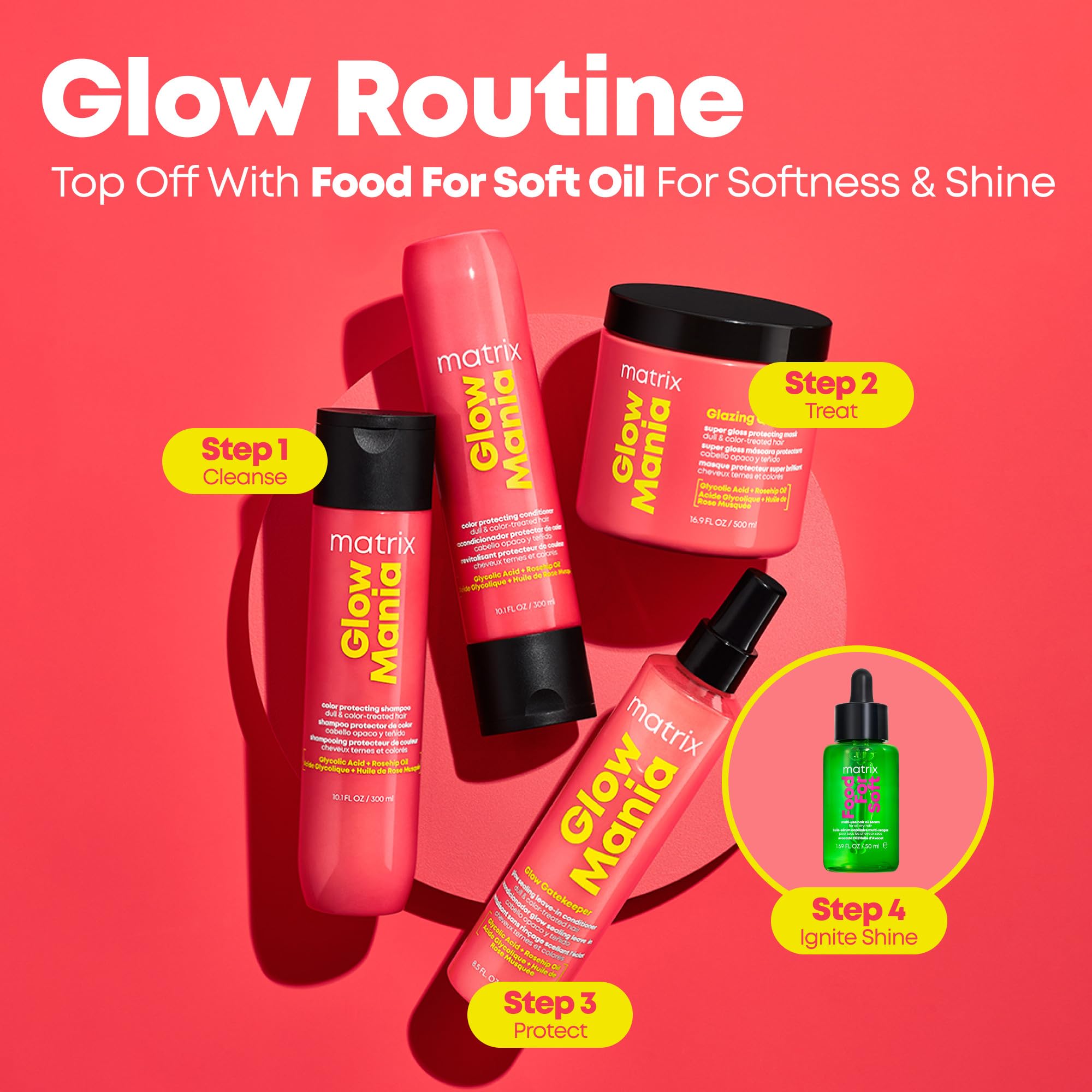 MATRIX glossy hair lifestyle image illustrating radiant, color-preserved results