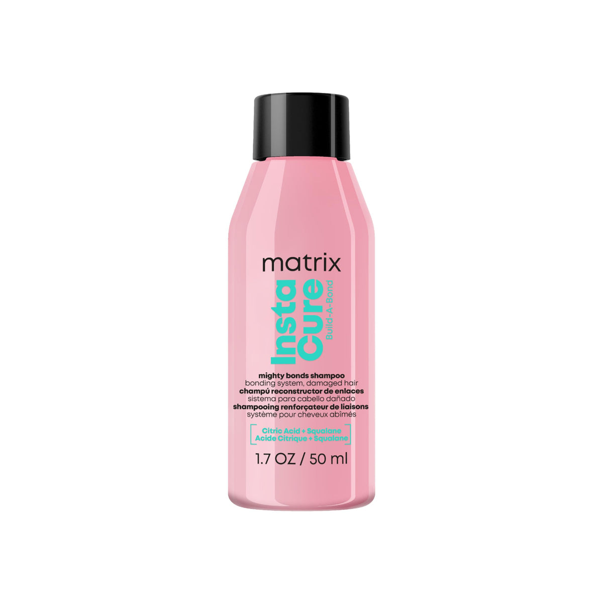 MATRIX bottle front packaging showing repair benefits and size