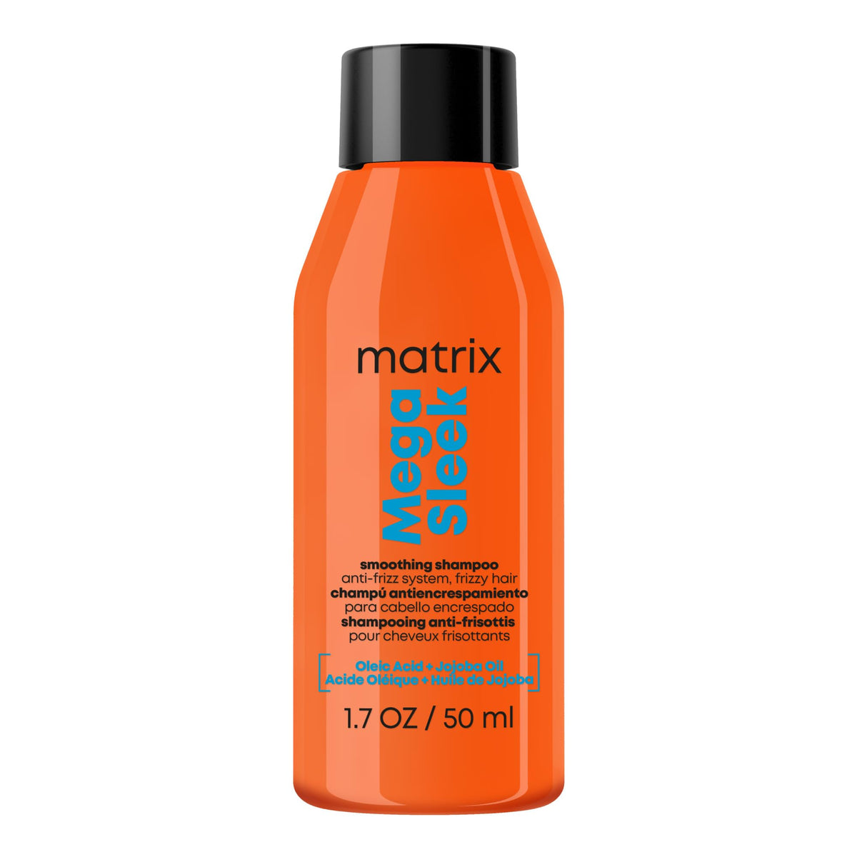Matrix front packaging showing bottle and sleek design, highlights portability benefit