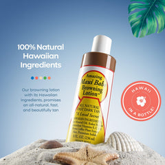 Maui Babe bottle close-up label highlighting product identity and clarity