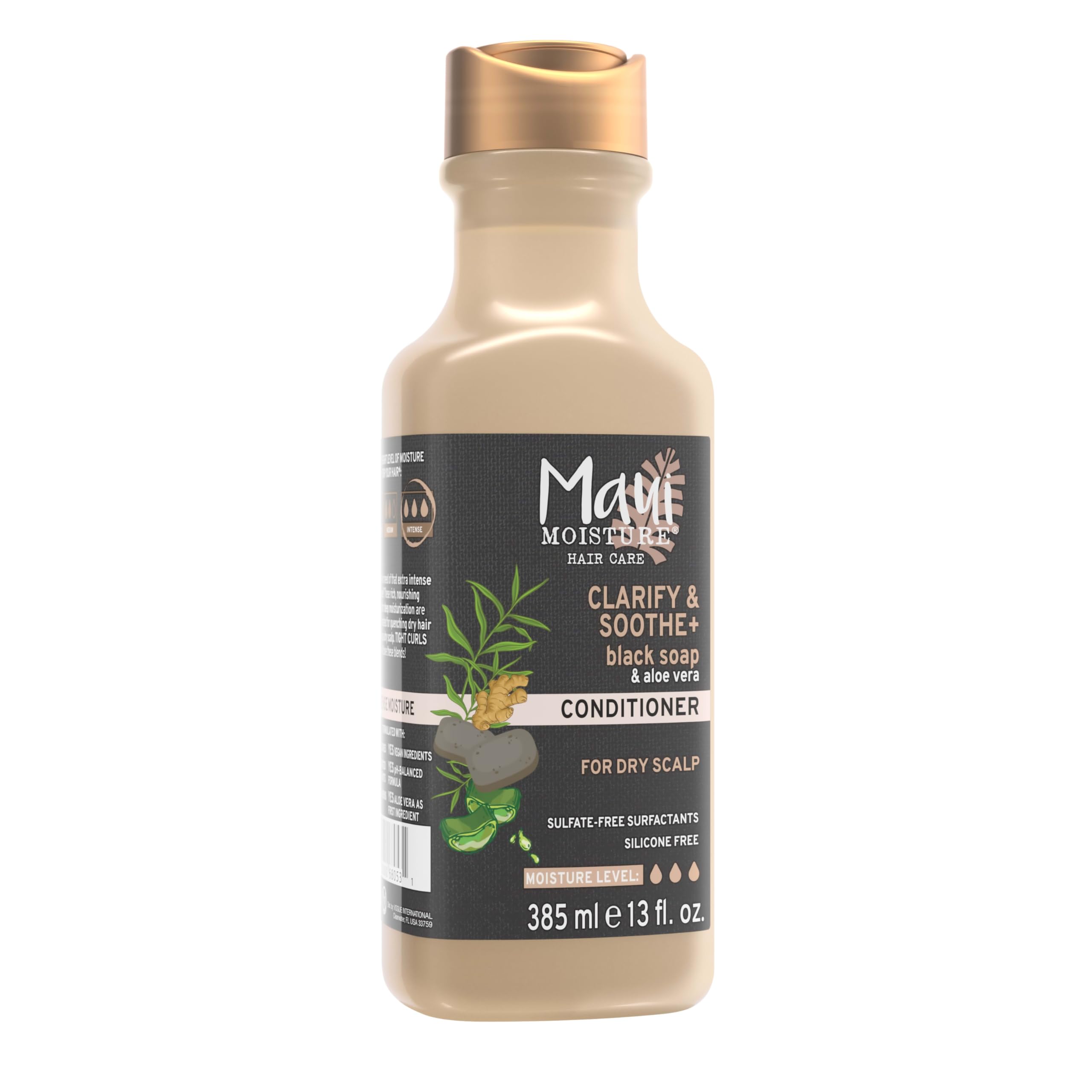 Maui Moisture styled curls after use showing defined, soft results