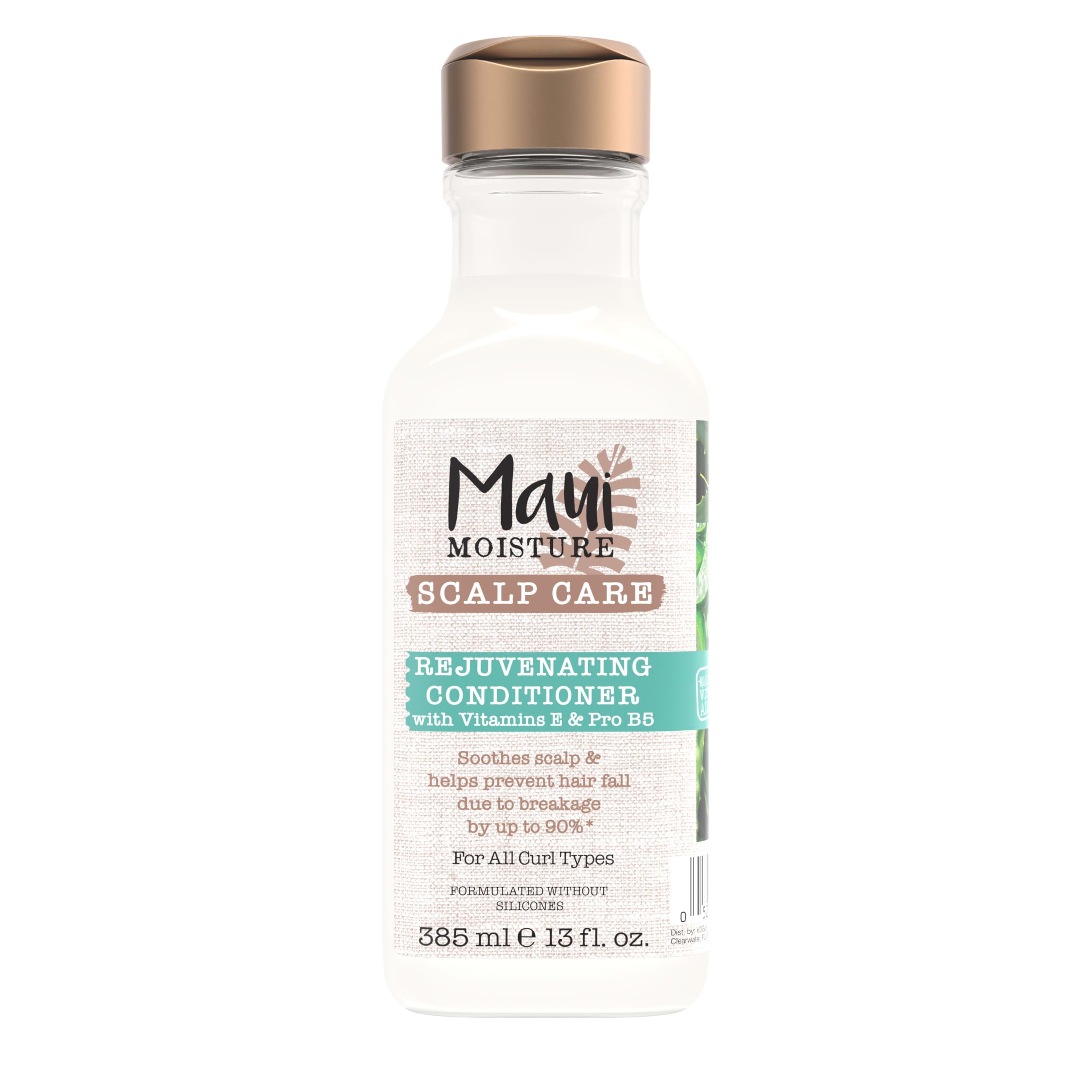 Maui Moisture front packaging showing bottle and calming benefits