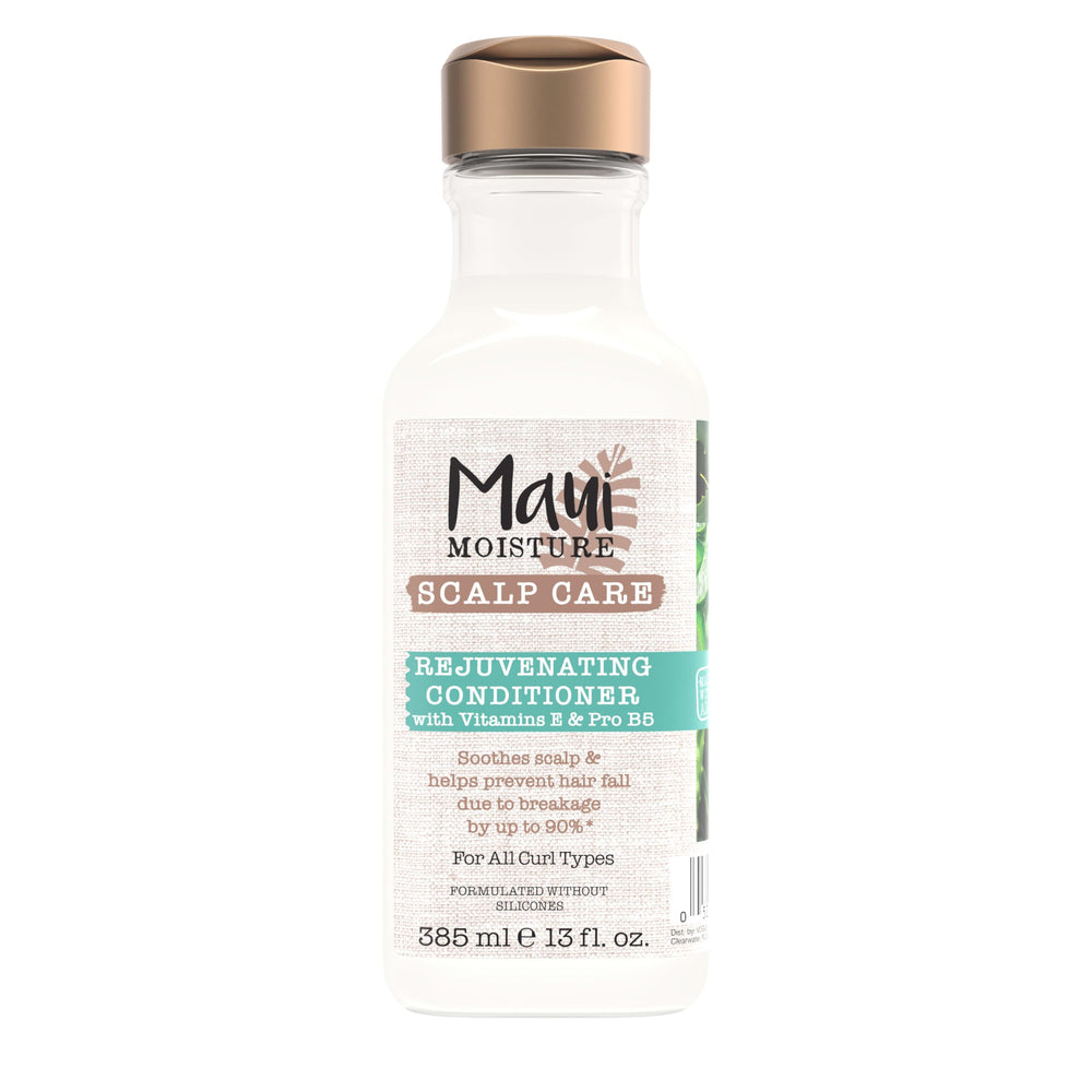 Maui Moisture front packaging showing bottle and calming benefits
