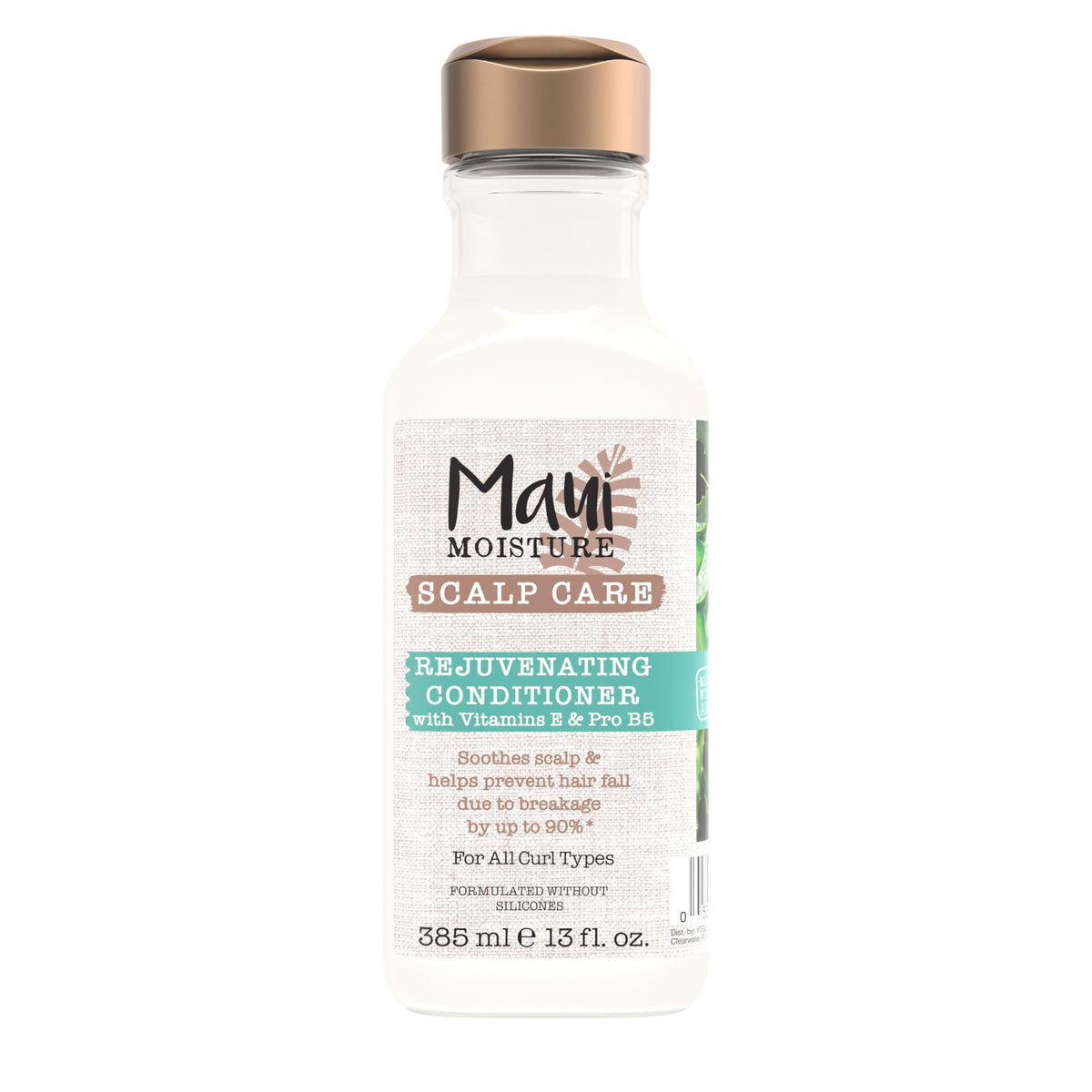 Maui Moisture front packaging showing bottle and calming benefits