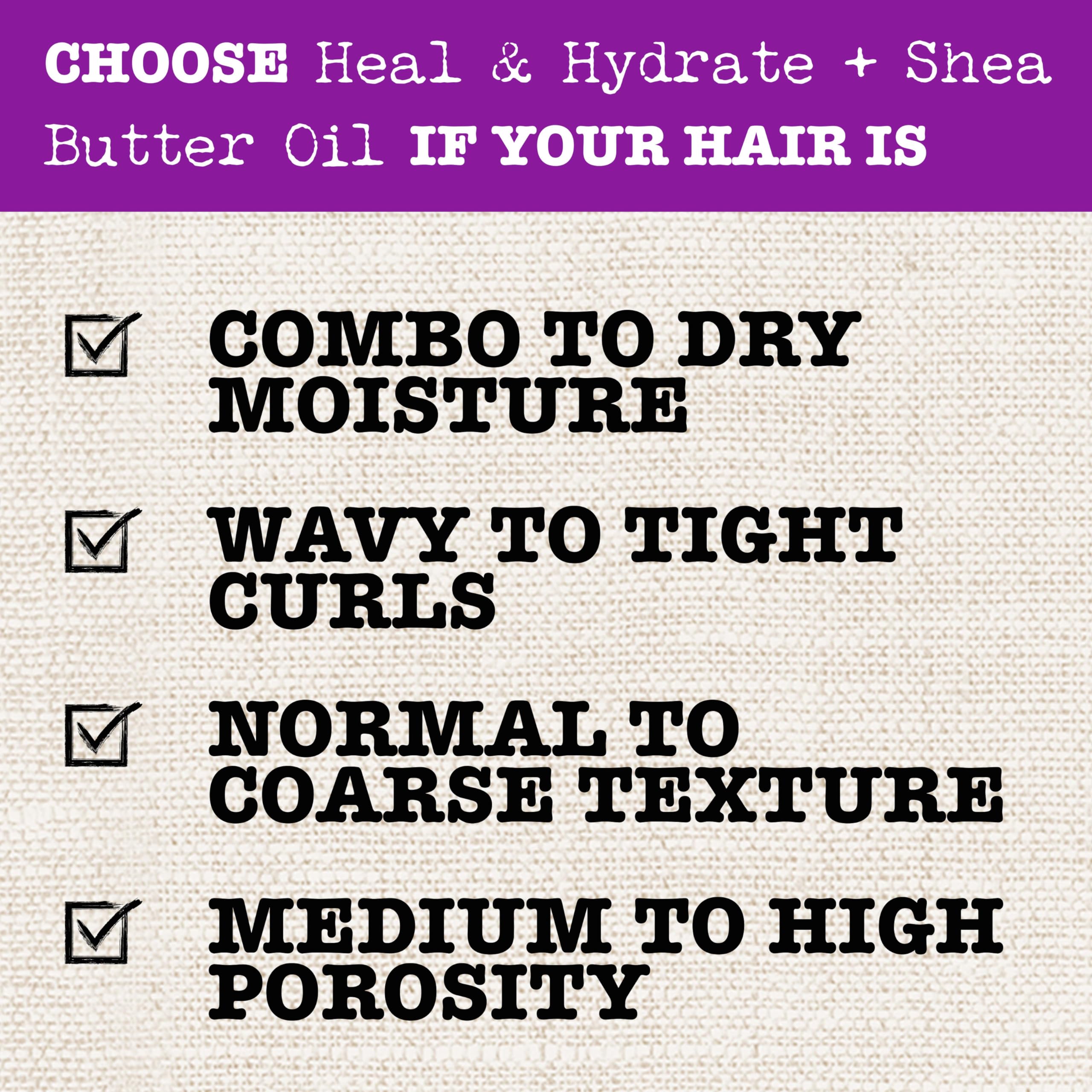 Maui Moisture being applied in shower to curly hair for improved manageability