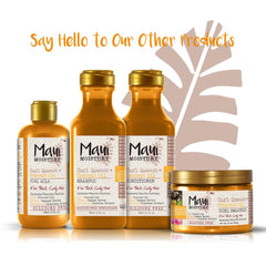 Maui Moisture shampoo lather on tight curls improving detangling