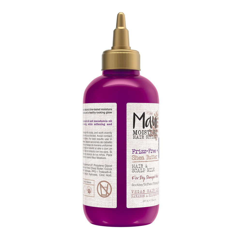 Maui Moisture smoothing dry ends and curls, softens and strengthens benefit