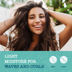 Maui Moisture creamy conditioner texture detail highlighting lightweight slip for detangling