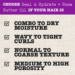 Maui Moisture being rinsed in shower on curly hair for in-shower repair