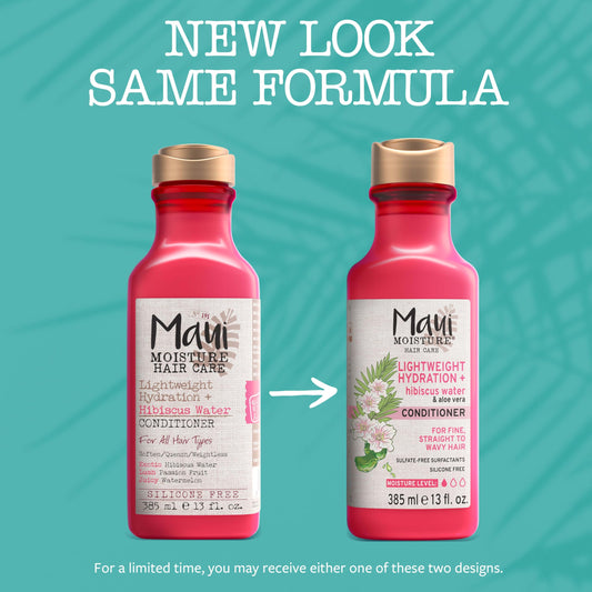 Maui Moisture pump and label detail highlighting vegan silicone-free formula