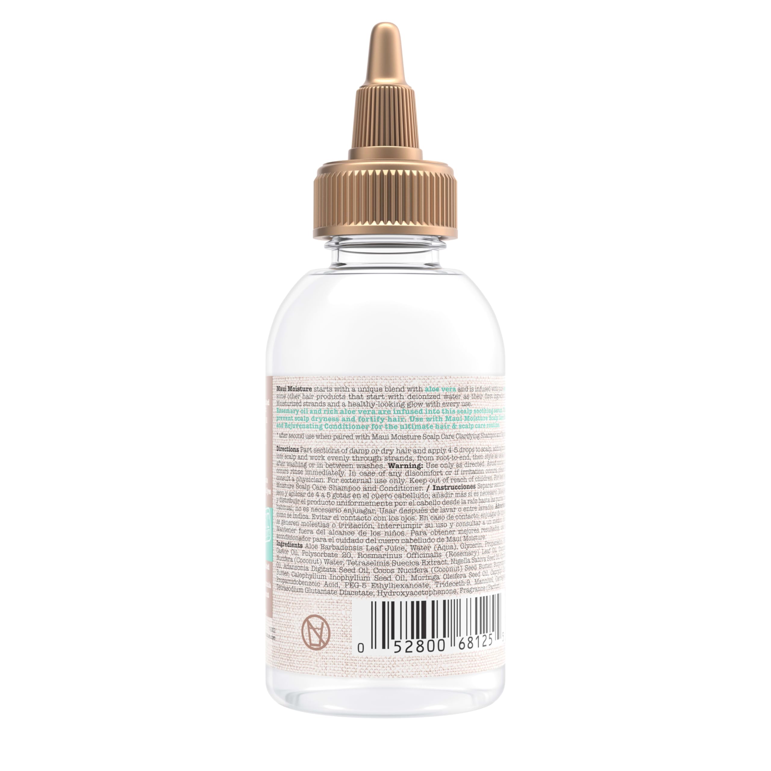 Maui Moisture in-shower routine lifestyle view illustrating scalp care use