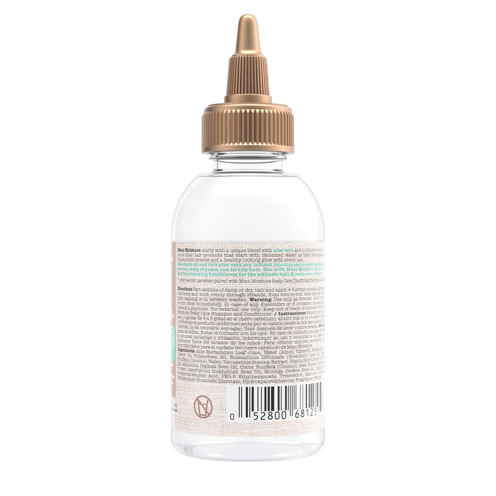 Maui Moisture in-shower routine lifestyle view illustrating scalp care use