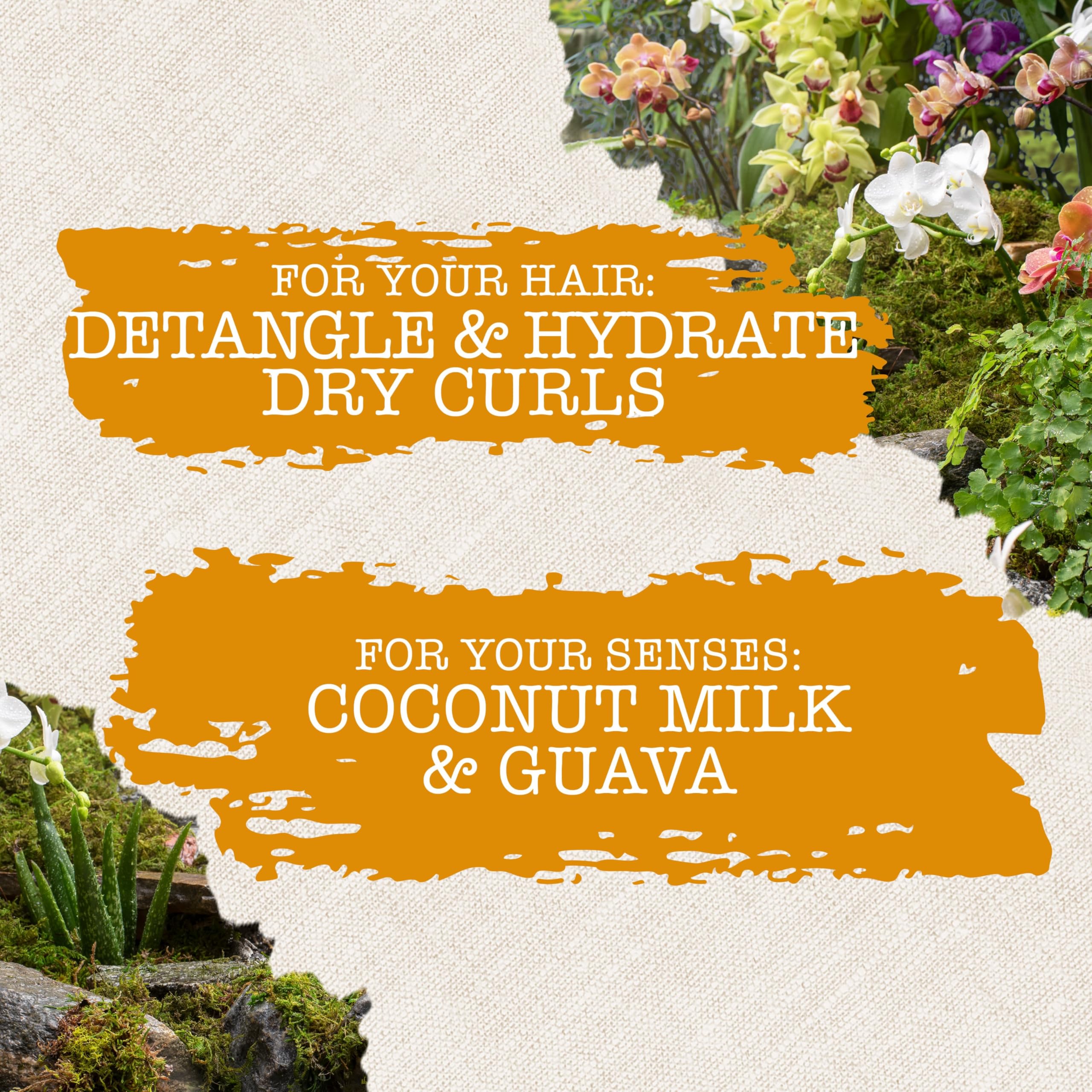 Maui Moisture creamy conditioner texture for easy detangling