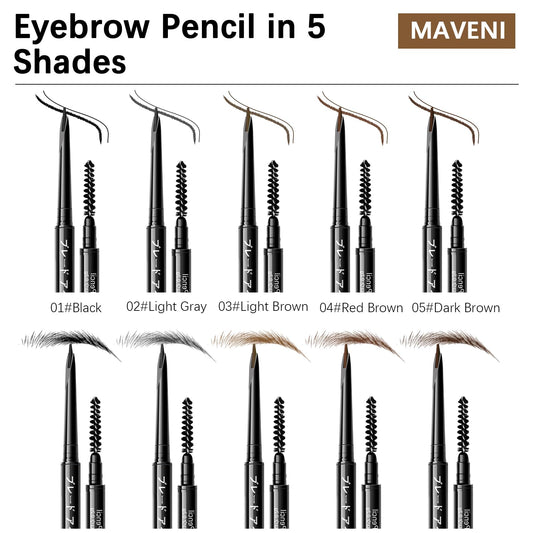 MAVENI Browcharm ultra-fine 0.1mm tip close-up delivering hair-like strokes for natural brows