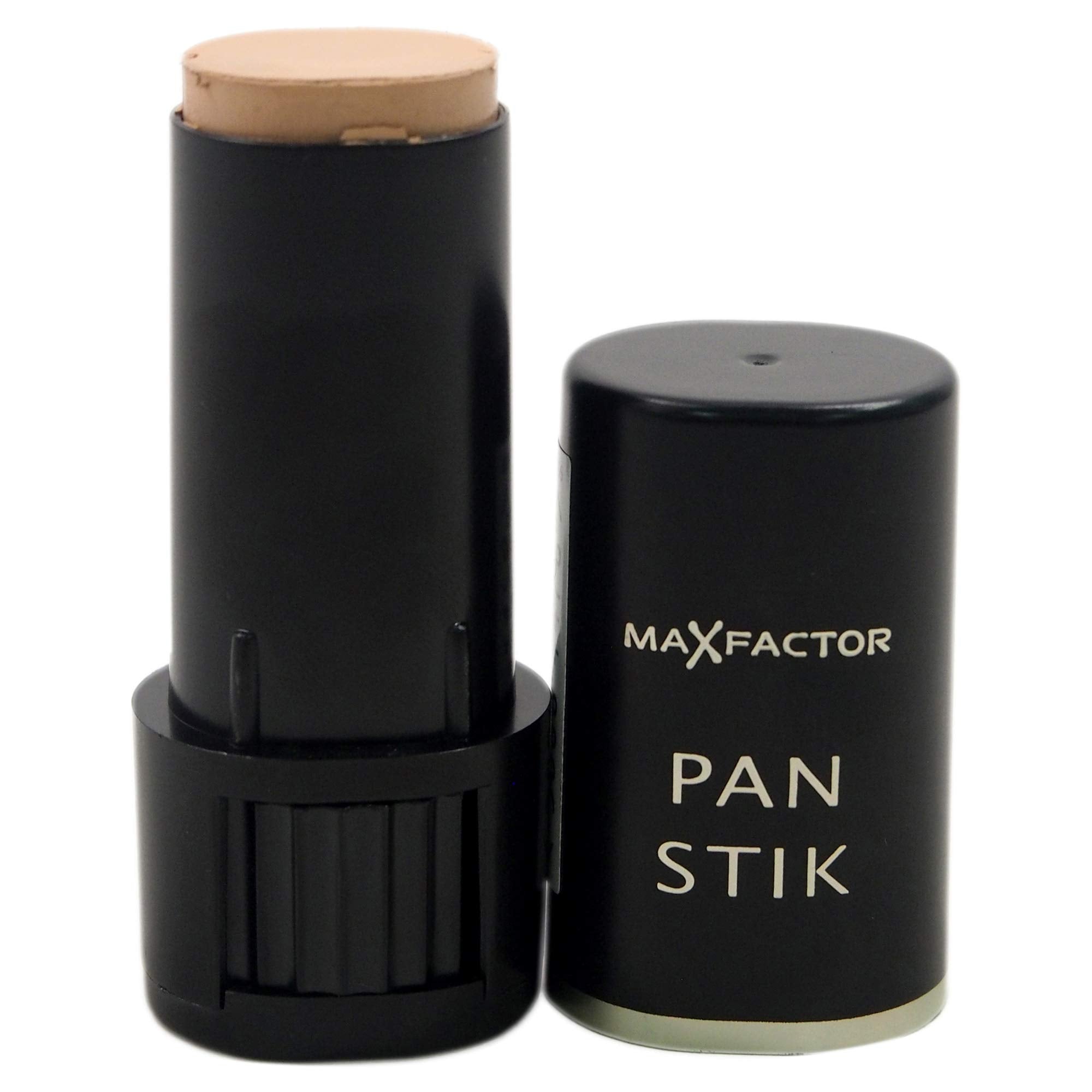 Max Factor Panstik No.13 front packaging showing stick and shade for natural coverage