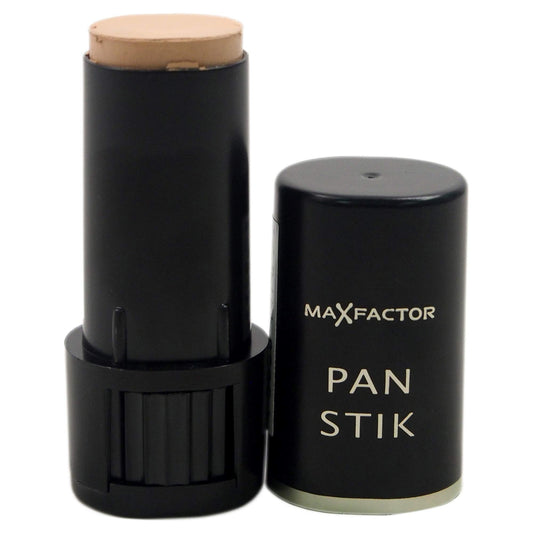 Max Factor Panstik No.13 front packaging showing stick and shade for natural coverage