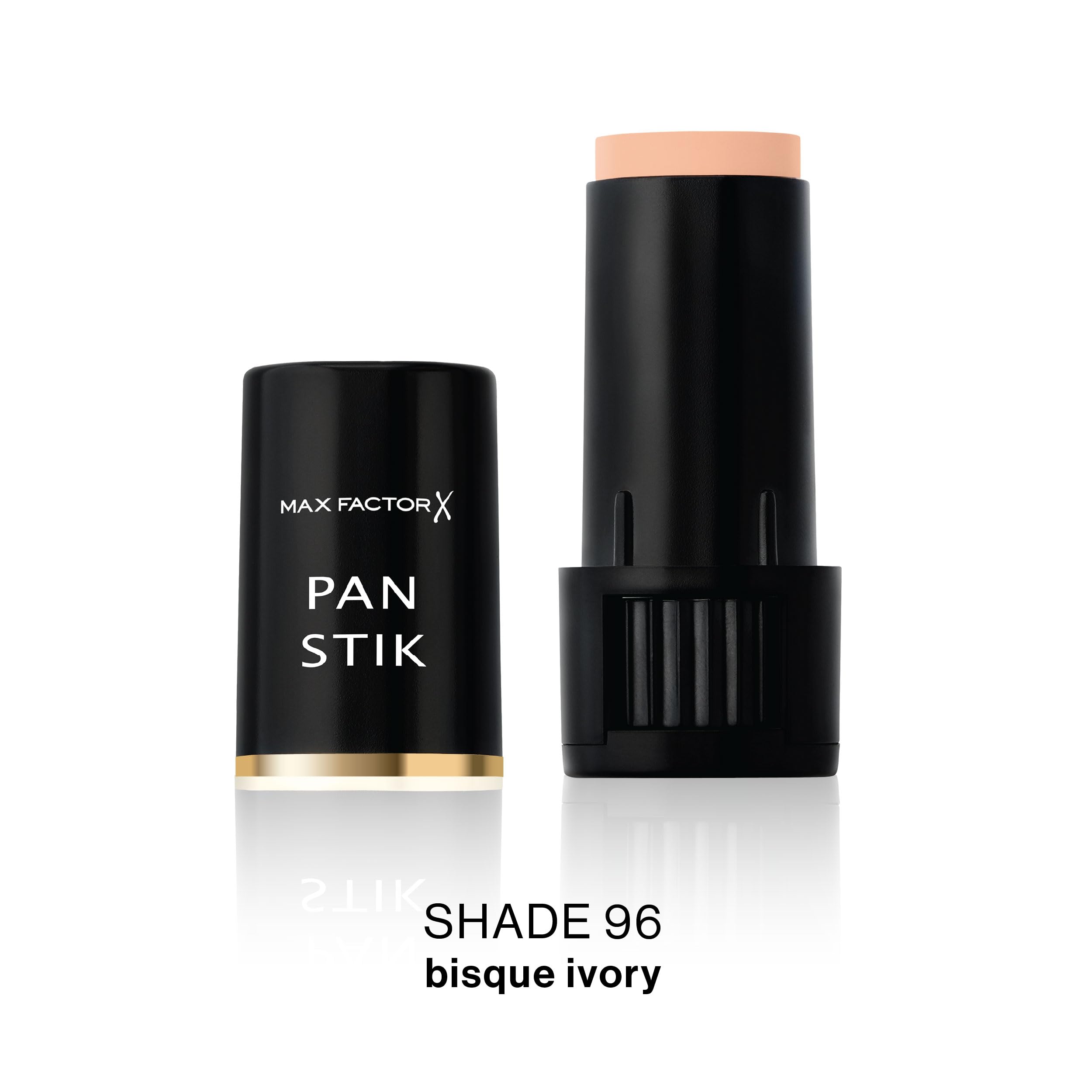 Max Factor Panstik creamy stick texture close-up demonstrating smooth blendability