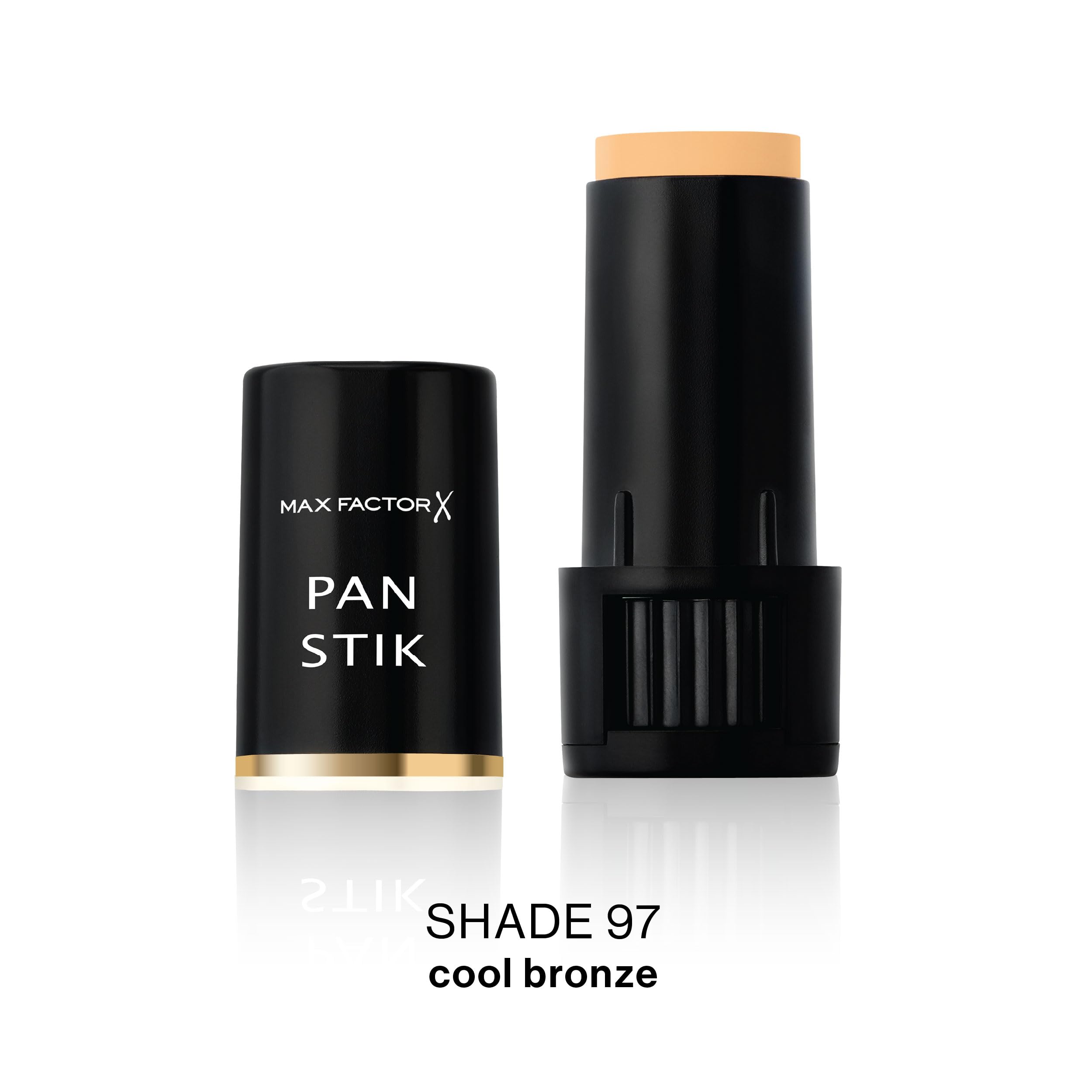 Max Factor twist-up mechanism detail highlighting easy, no-tool application benefit