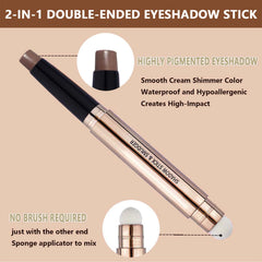MAY FOLTREN built-in applicator demonstrating quick blending advantage