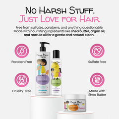 MAYA MARI products staged in family bathroom showing simple daily routine
