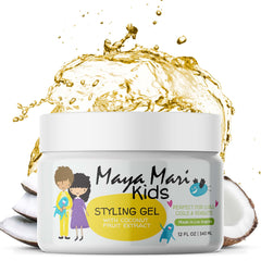 MAYA MARI front jar view showing label and easy-grip lid for quick styling