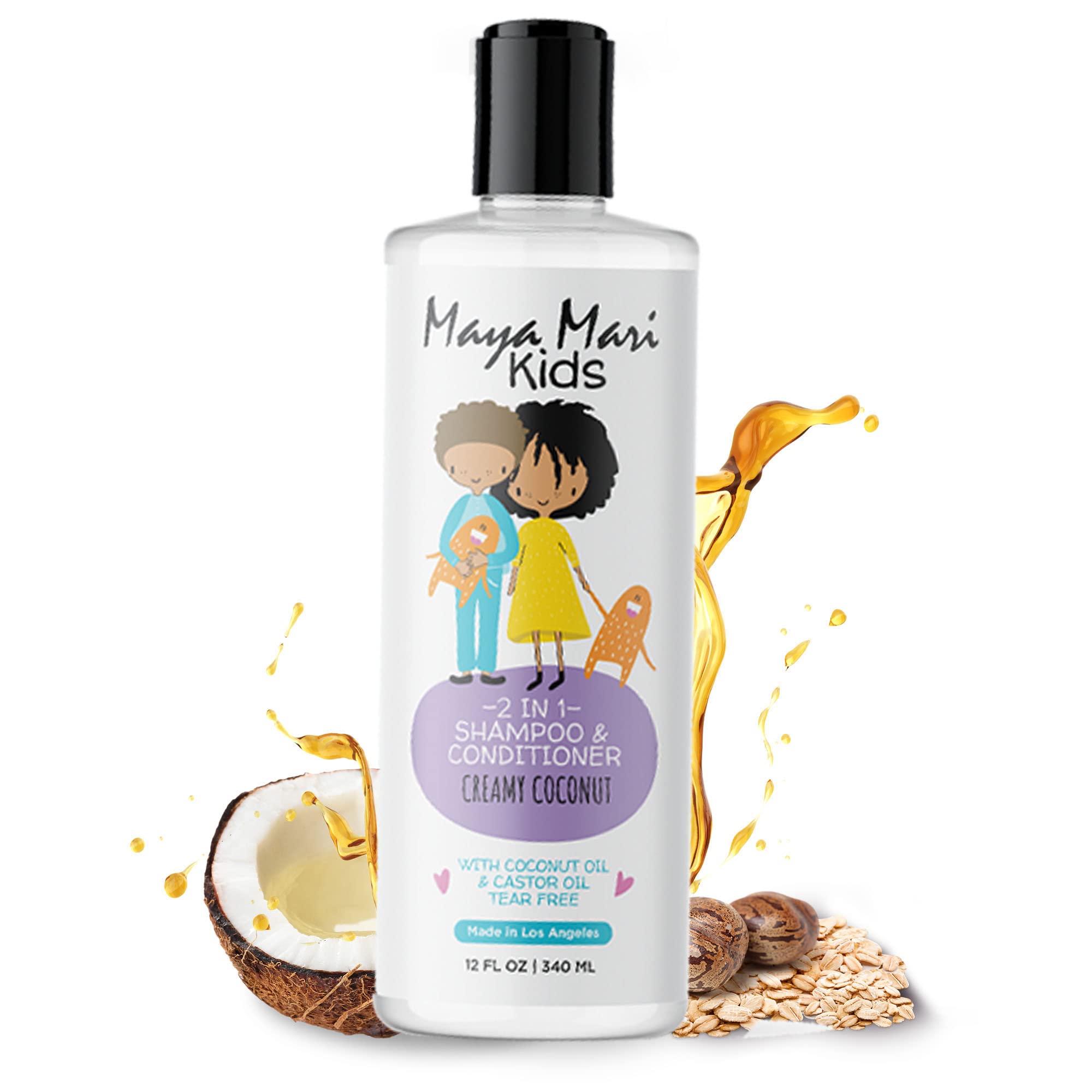 MAYA MARI front packaging showing 12 fl oz bottle and label benefit