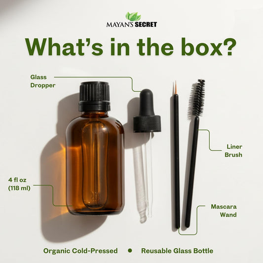 Mayan's Secret oil texture close-up showing thick cold-pressed consistency for deep hydration