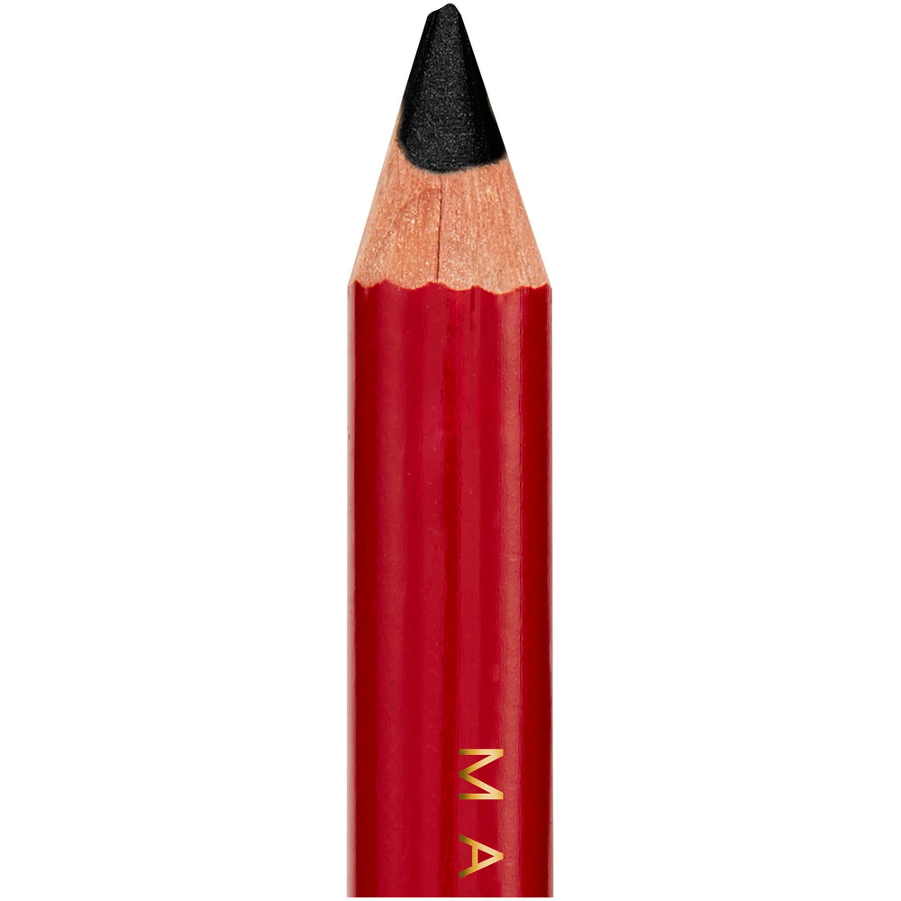 Maybelline model applying pencil to brow and eye demonstrating blendability and definition