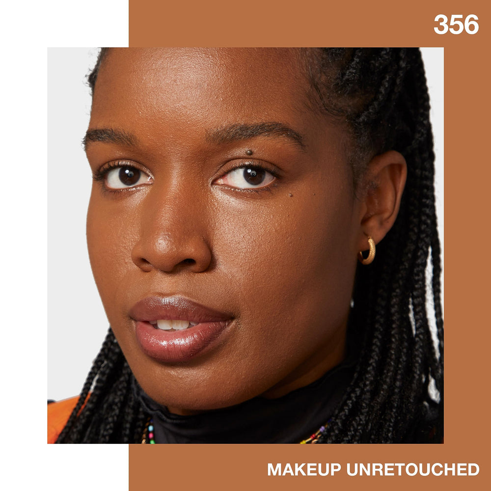 Maybelline application on face blended for natural matte benefit