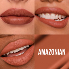 MAYBELLINE arrow applicator close-up for precise, even lipstick application