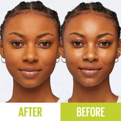 Maybelline applicator sponge being used for quick, even coverage