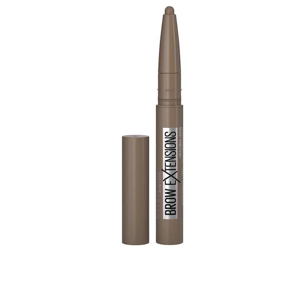 Maybelline Brow Extensions soft brown crayon front view showing useful, natural finish