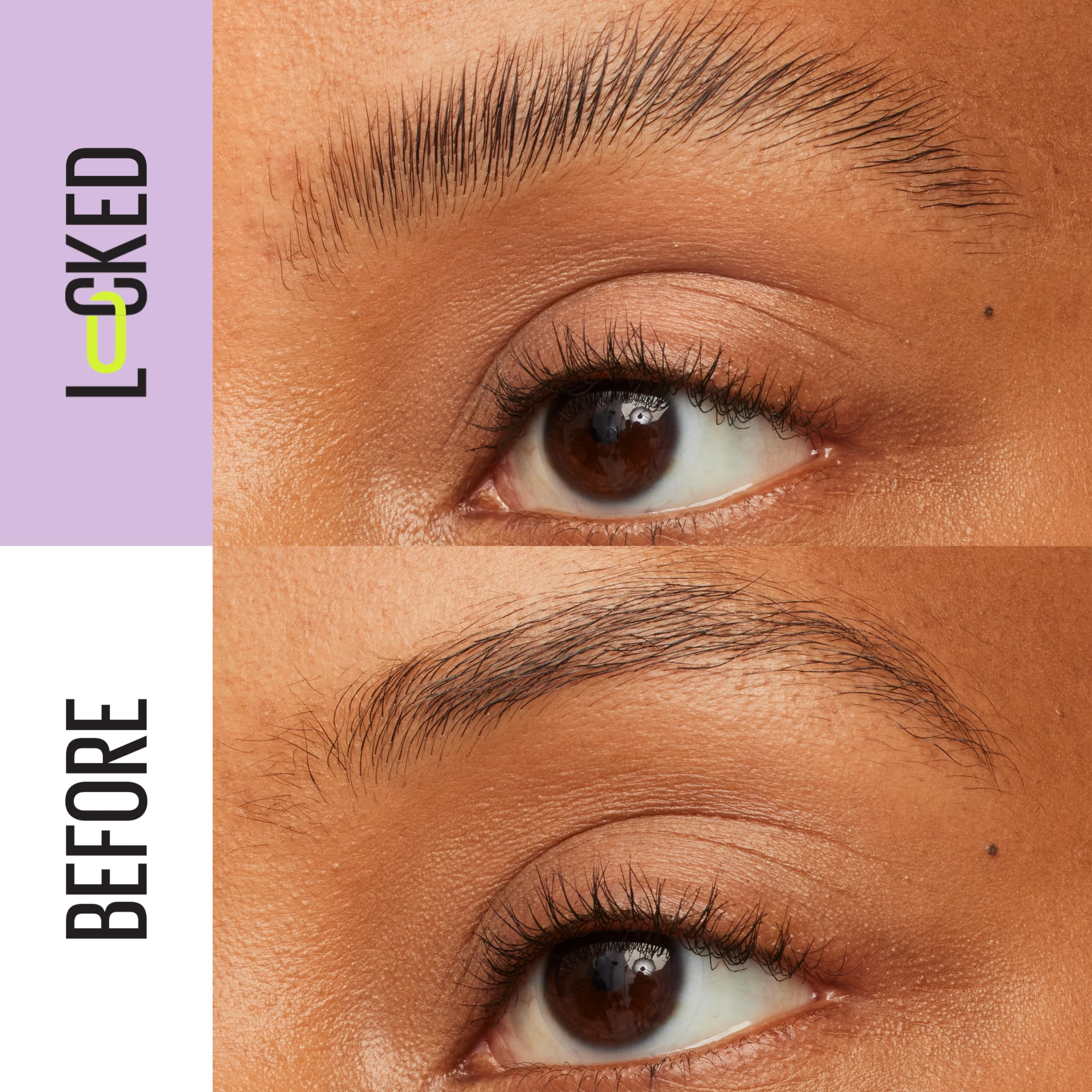 Maybelline clear gel texture close-up illustrating lightweight finish