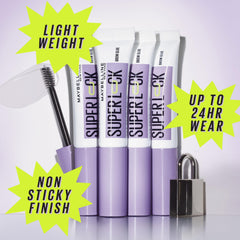 Maybelline Brow Glue brush and applicator detail for precise shaping