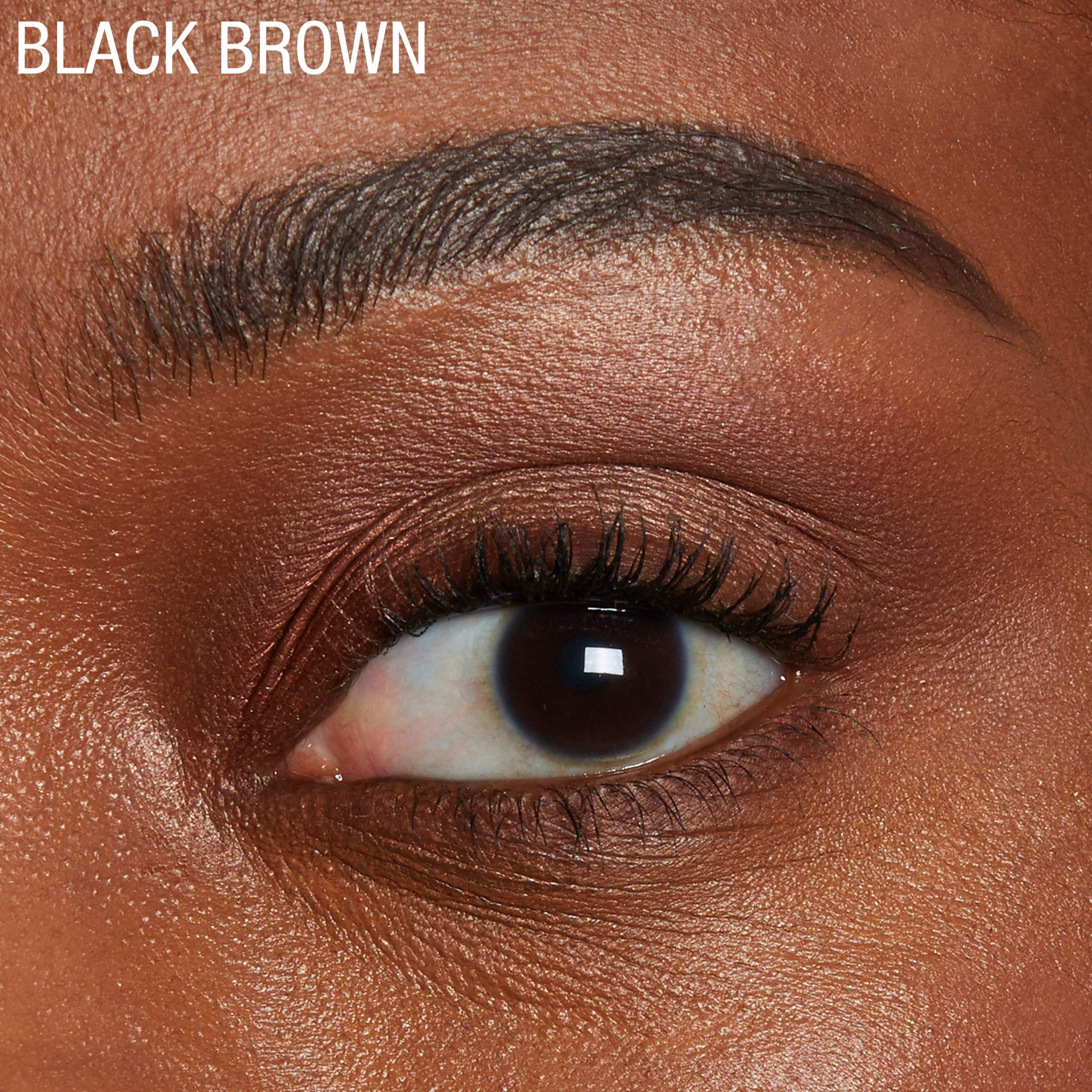 Maybelline before and after brows showing fuller arches after use