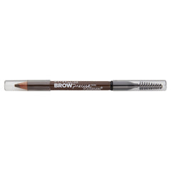 MAYBELLINE Brow Precise pencil front view showing slim tip and brush for natural shaping