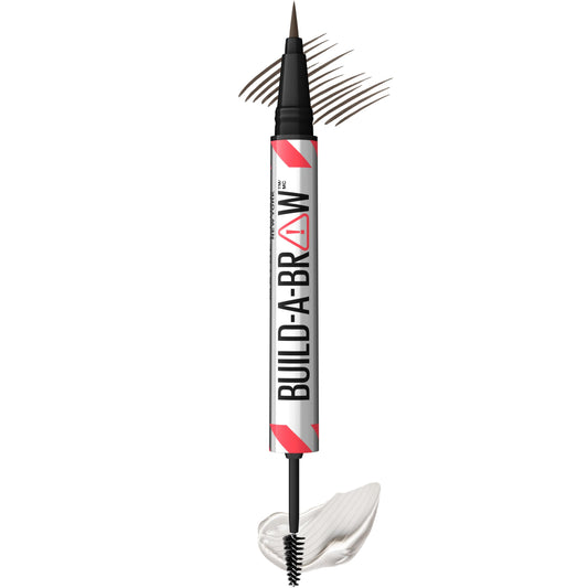 MAYBELLINE front packaging showing two-in-one brow pen and gel for precise shaping