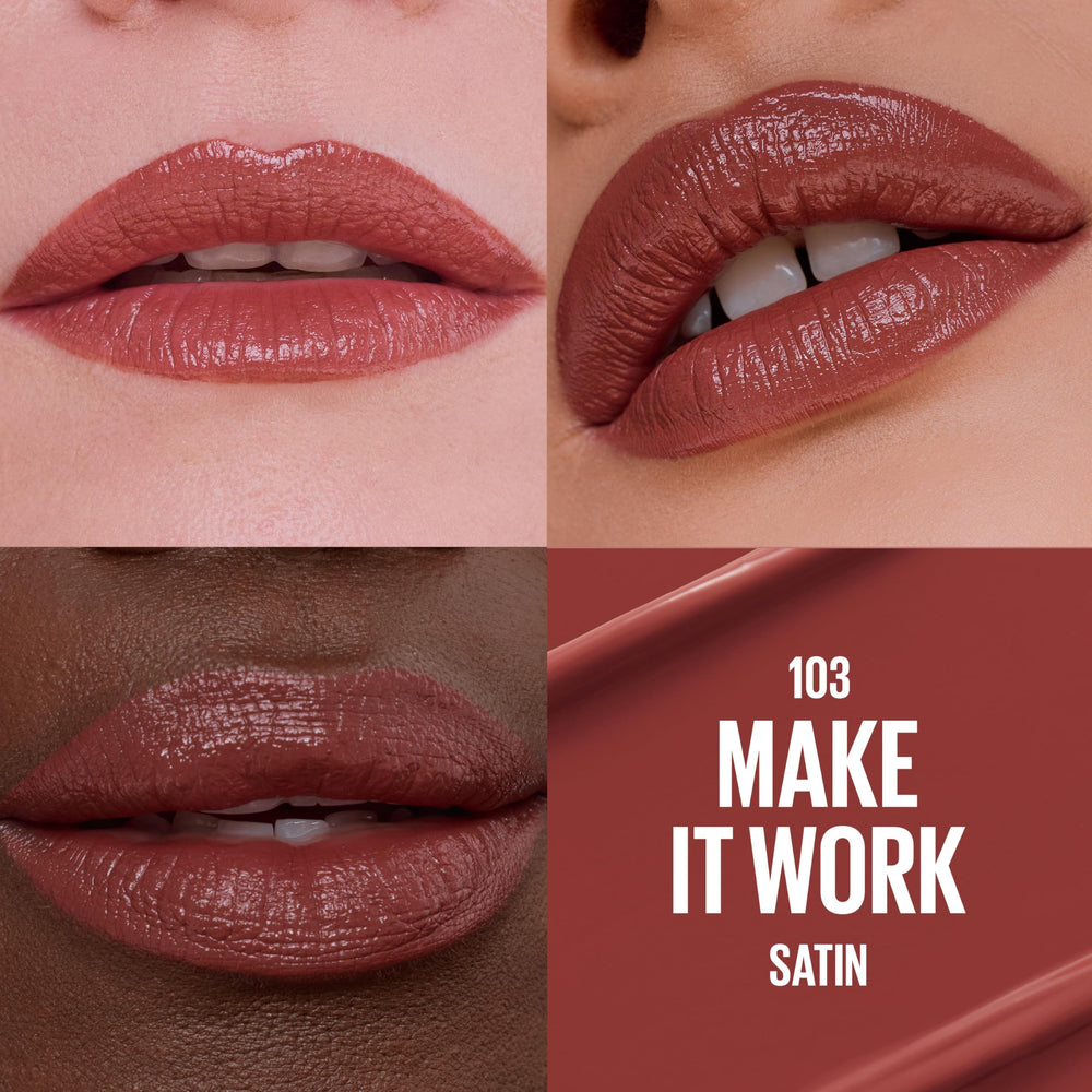 MAYBELLINE contoured bullet close-up for precise lip shaping benefit