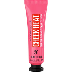 Maybelline tube front view showing Rose Flush shade and packaging benefit