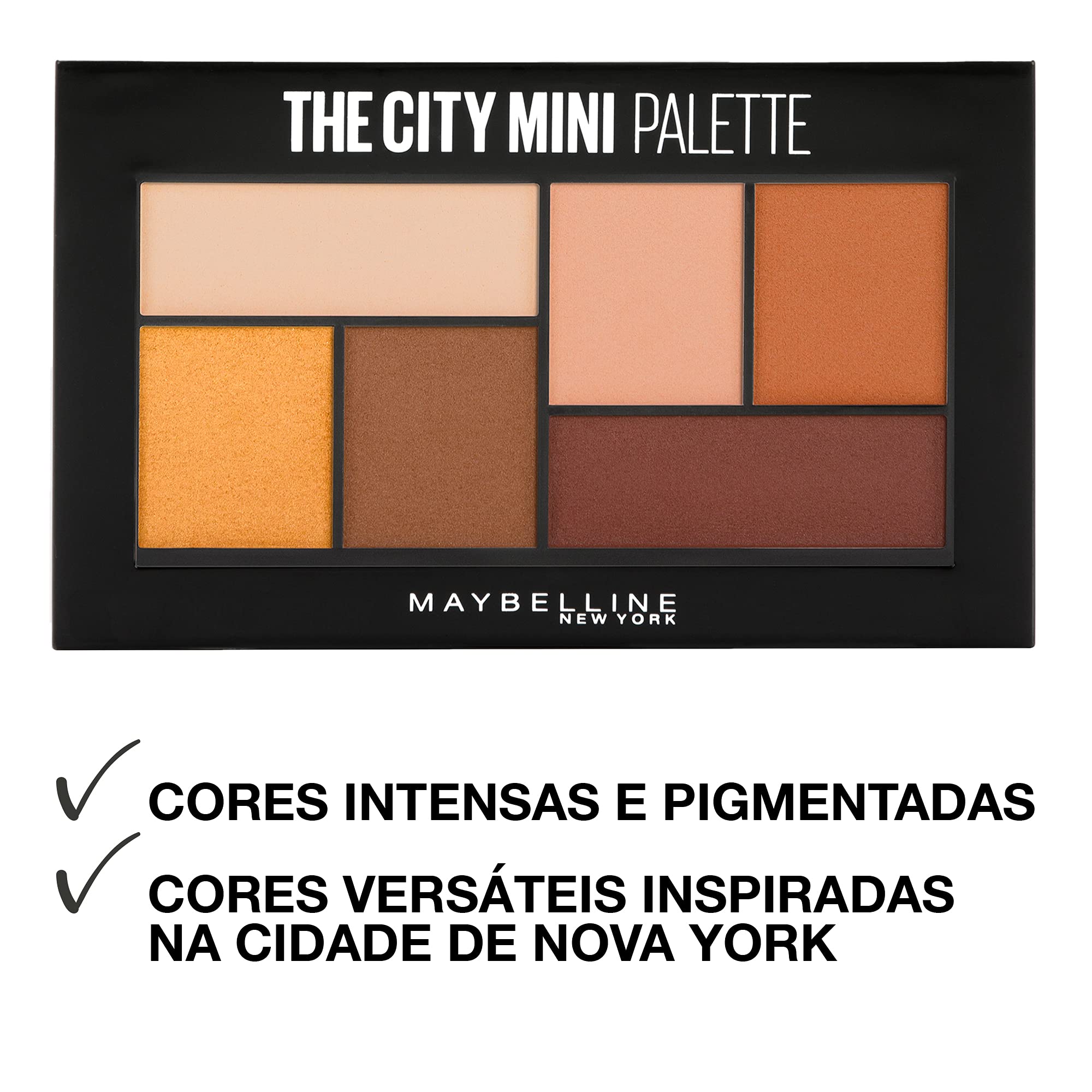 Maybelline close-up of pan texture showing creamy formula and blendability