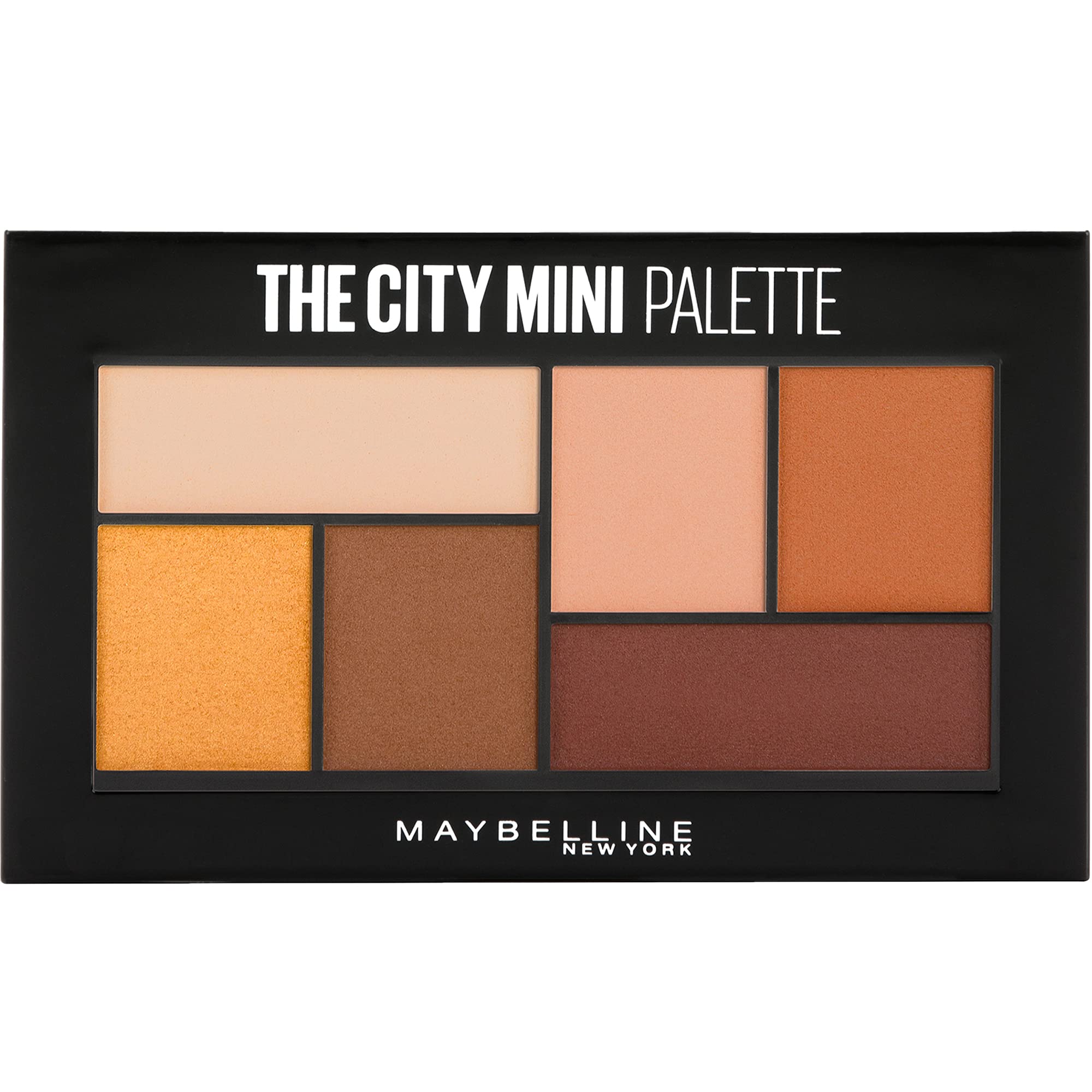 Maybelline front packaging of Hi-Rise Sunset showing brand and easy portability