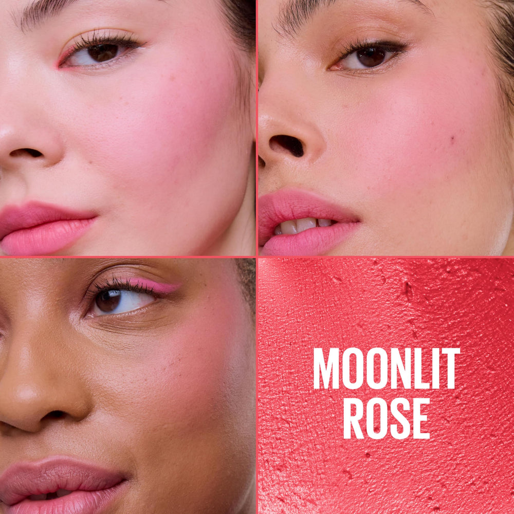 Maybelline Cloudtopia mousse texture close-up showing airy whipped formula benefit: smooth blendability