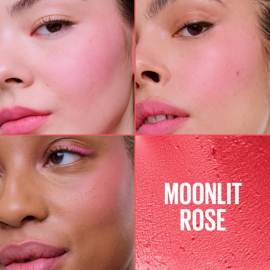 Maybelline Cloudtopia mousse texture close-up showing airy whipped formula benefit: smooth blendability