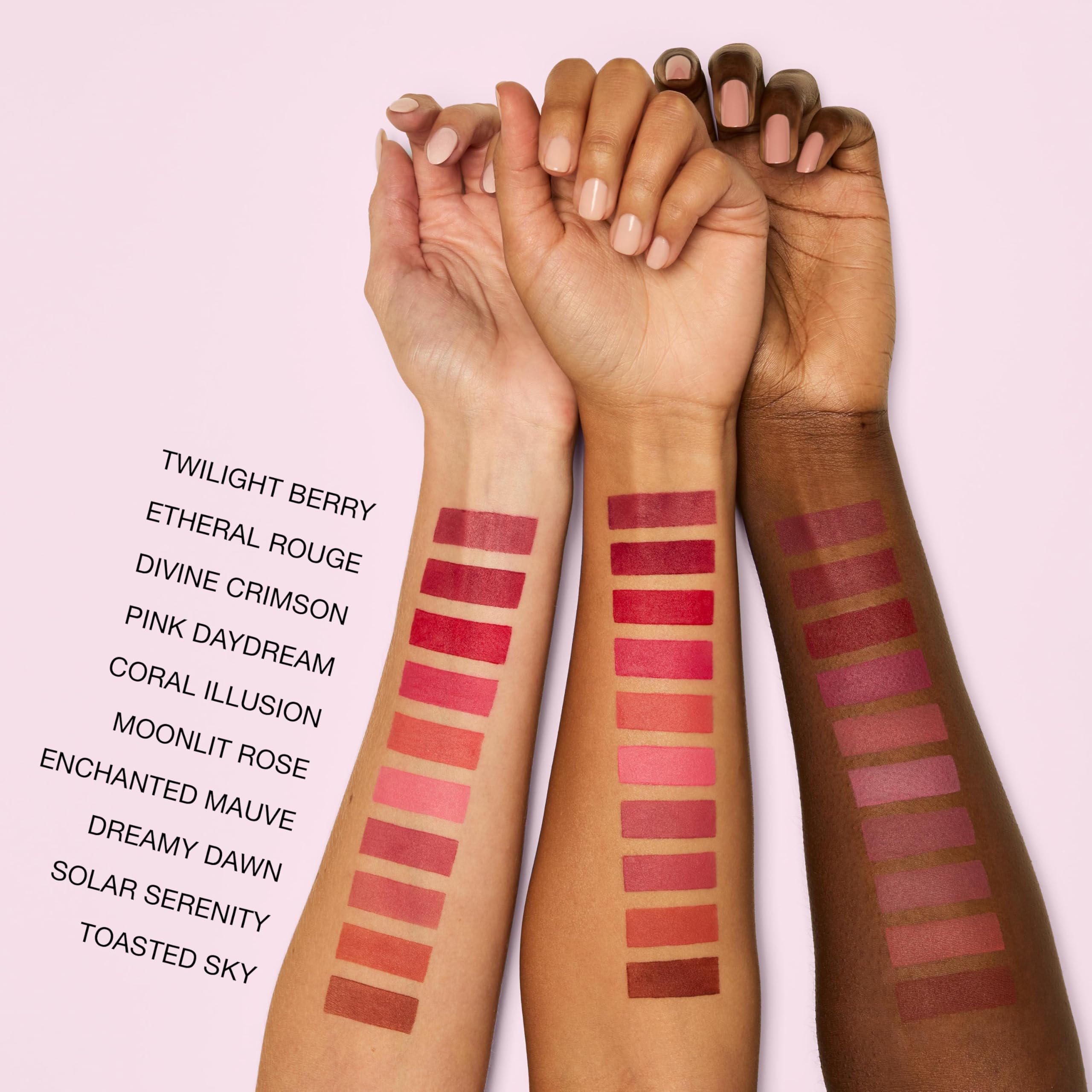 MAYBELLINE Cloudtopia swatch on arm illustrating pigment payoff